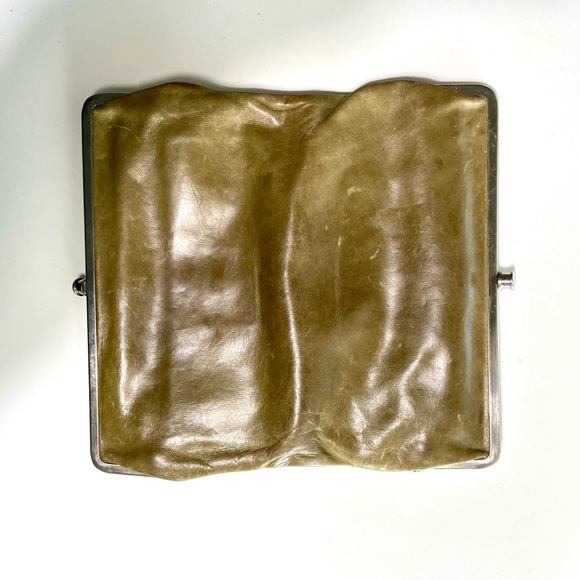 HOBO Lauren clutch Wallet green leather - Picture 7 of 12